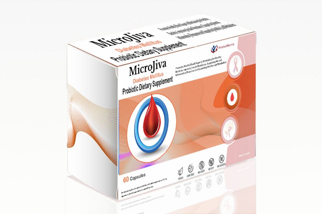 MicroJiva Diabetes Probiotic Dietary Supplement - Proviva Pharma